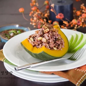 Bí quyết làm món cơm chay bí đỏ ngũ cốc thơm bùi, bổ dưỡng