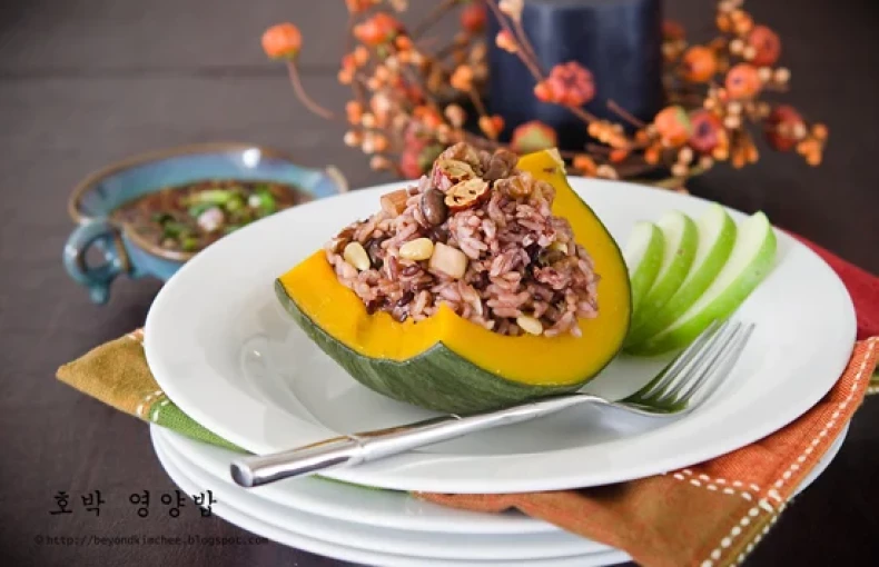 Bí quyết làm món cơm chay bí đỏ ngũ cốc thơm bùi, bổ dưỡng