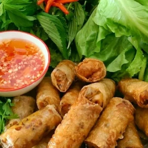 Thanh đạm, khó quên với món nem chay rán