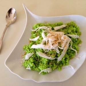 Cách nấu xôi lá dứa đơn giản nhất