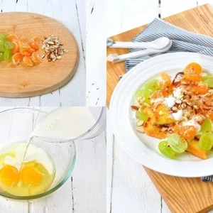 Bữa sáng nhanh gọn với bánh mì salad trái cây cực hấp dẫn, lạ miệng