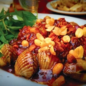 Cách làm món sò huyết xào me chua ngọt