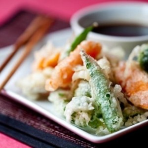 Tempura rau củ - món chay kiểu Nhật