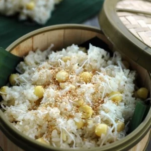 Xôi dừa hạt sen ngọt ngào cho bữa sáng